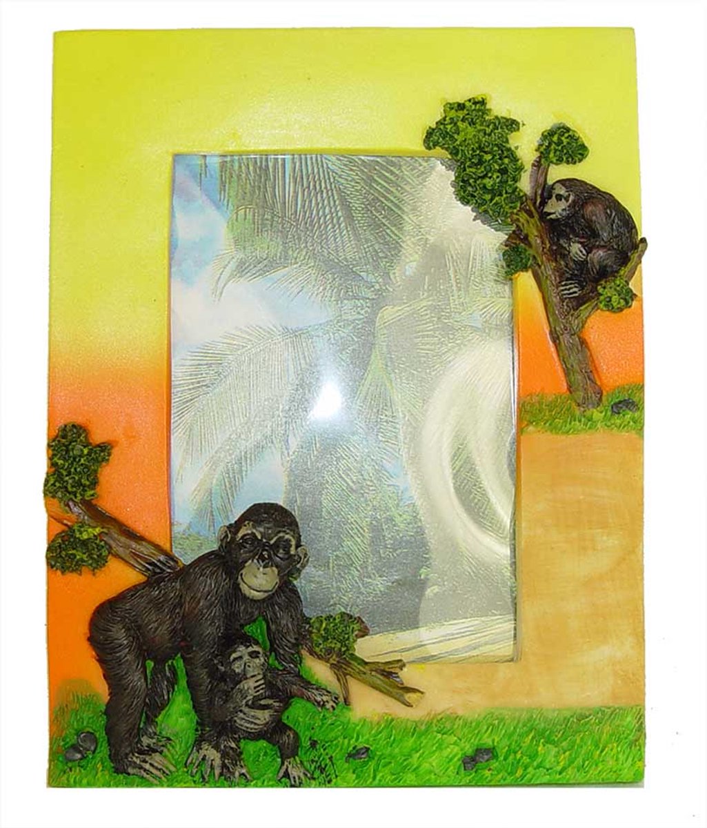 PIA Soft Toys - Chimpansee fotokader - 17 cm
