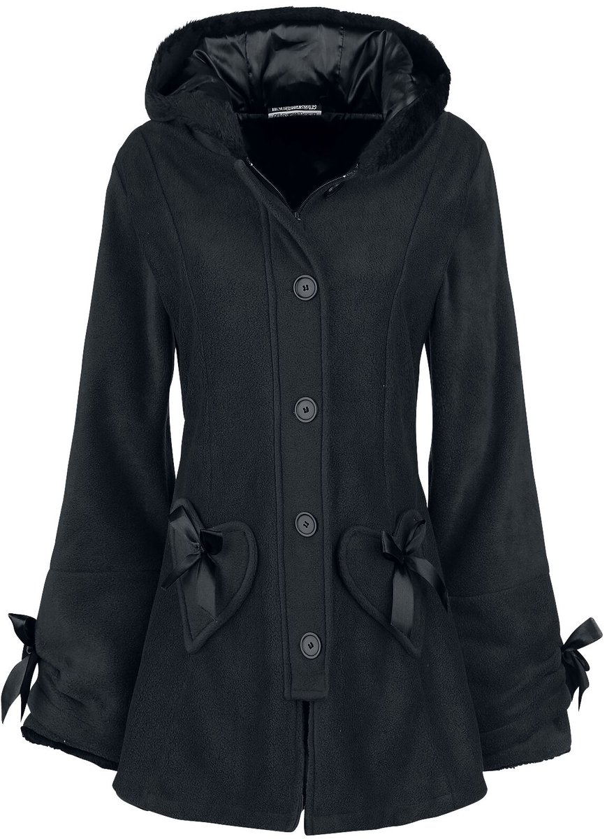 Poizen Industries Alison Dames Korte jas - zwart - S