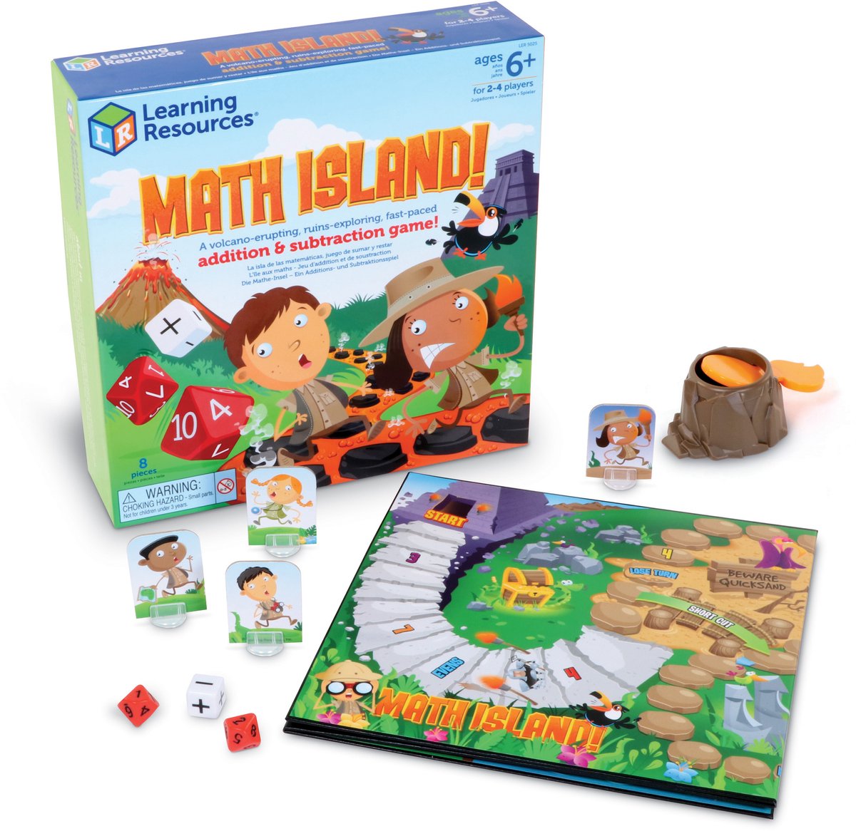 Learning Resources Math Island (rekenspel) optellen en aftrekken - 6+