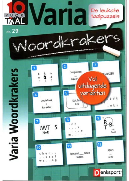 10 voor Taal Varia Woordkrakers - 29 2025