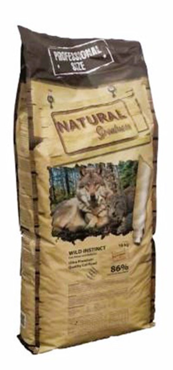 Kattenvoer Natural Greatness - Graanvrij, Hypo-allergene Formule - 15kg Eiwitrijk met Omega 3 en 6