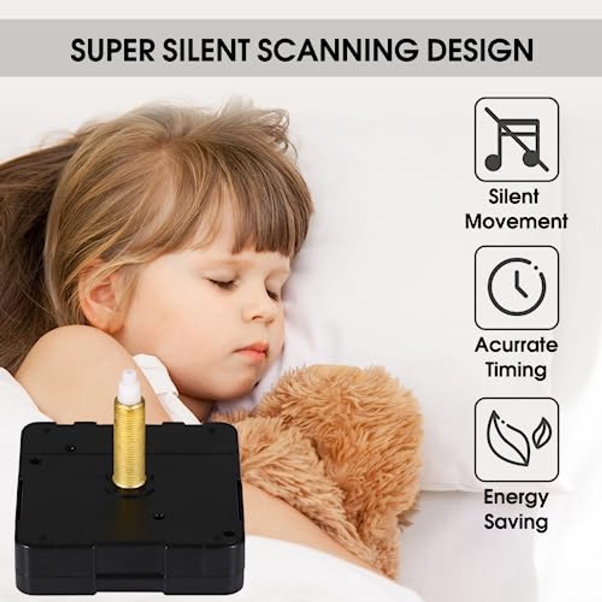 Upgrade je klokproject met lange stille klokmechanismen - Perfect voor dikke panelen