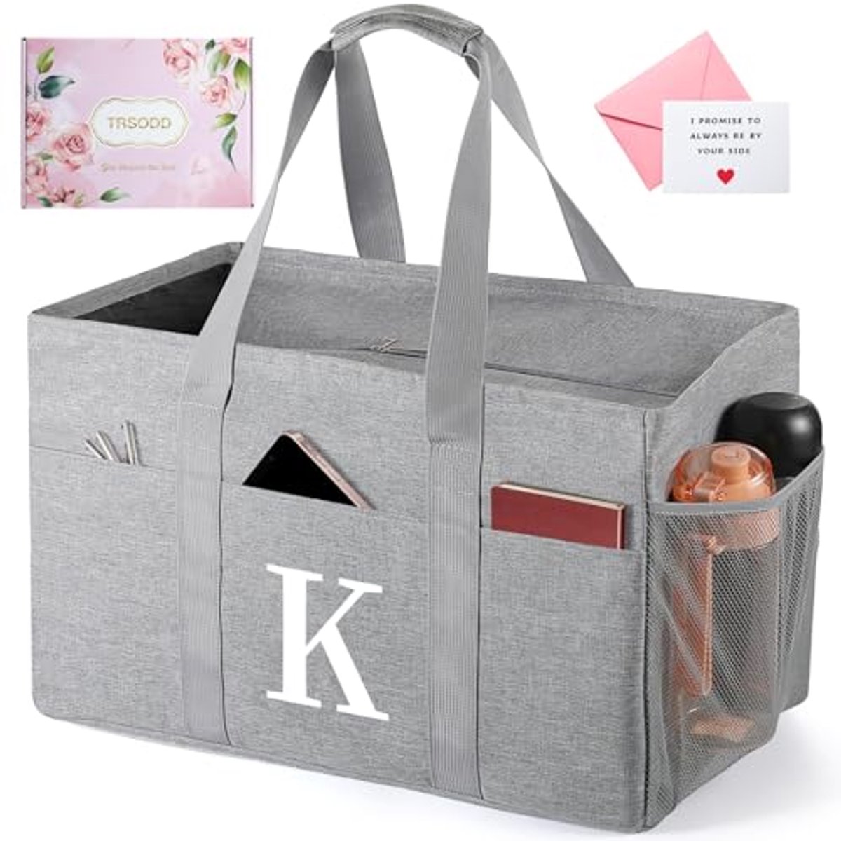 Opvouwbare herbruikbare boodschappentas voor vrouwen - Grote canvas utility tas
