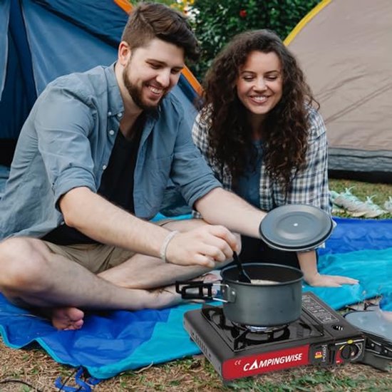 Draagbaar Gasfornuis voor Camping met Grillplaat, 1 Pit en Draagtas van Cadac — afbeelding 5