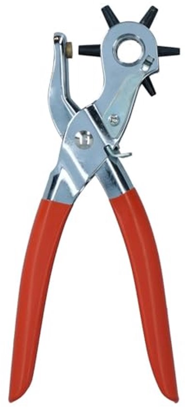 QUARKZMAN Gatenijzer voor leer, 30 mm, rond gat gereedschap voor riempons, koolstofstaal, enkele stans voor horlogebandjes, snijden van lederhandwerk, rubber, papier, kunstzacht materiaal QUARKZMAN Gatenijzer voor leer, 30 mm, rond gat gereedschap voor riempons, koolstofstaal, enkele stans voor horlogebandjes, snijden van lederhandwerk, rubber, papier, kunstzacht materiaal