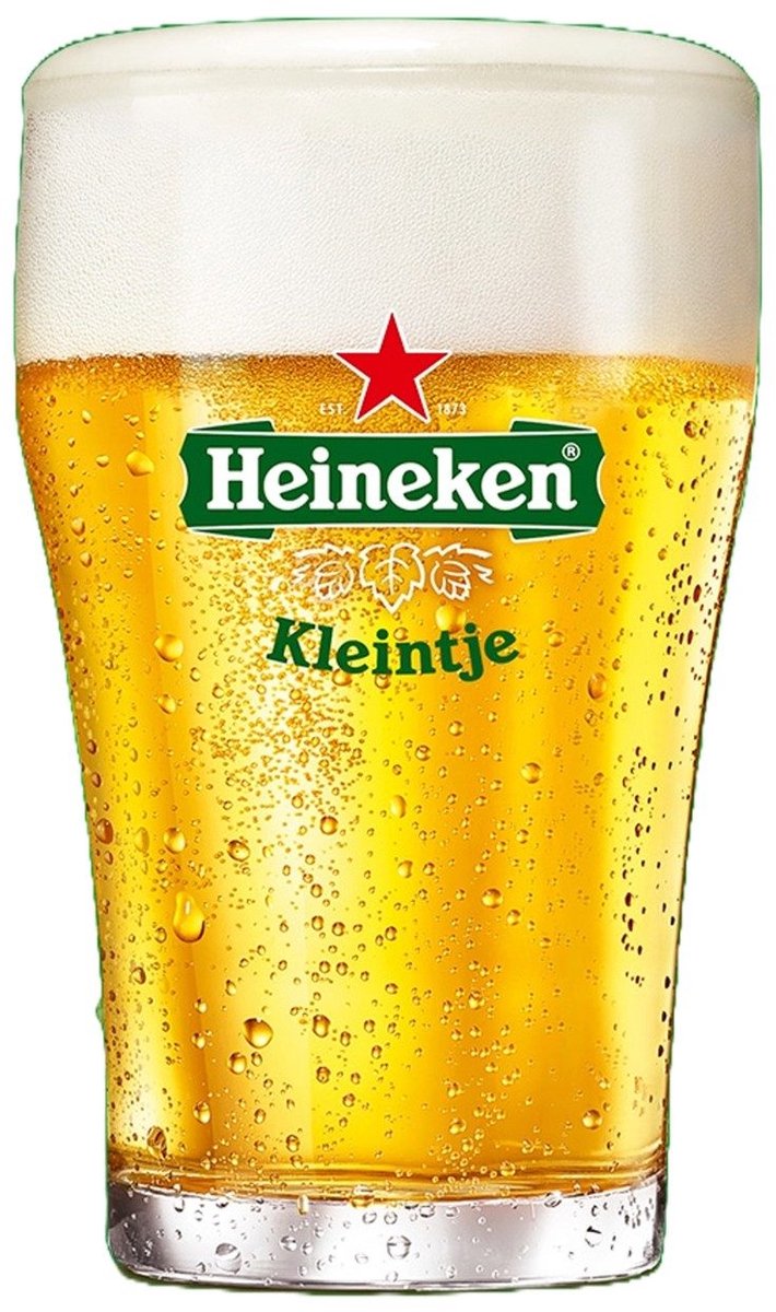 Heineken Bierglas Kleintje 16cl Doos 12 Stuks