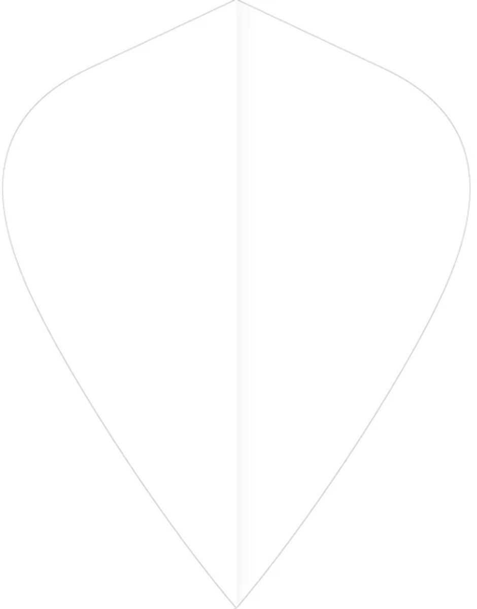 DLDarts - Kite Flights - 75 micron - 1 Set - Wit