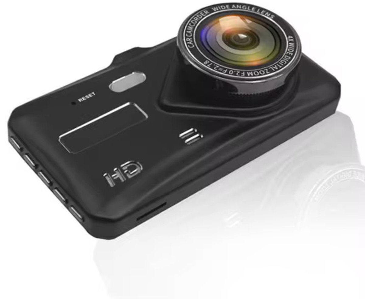 TRESTO - Dashcam Full HD Camera – 4 inch Touchscreen – Dashboardcamera – Full HD 1080p – Loop Recording – Nachtvisie – Bewegingssensor – G-sensor – Autocamera Voor én Achter - voor auto – foto 6