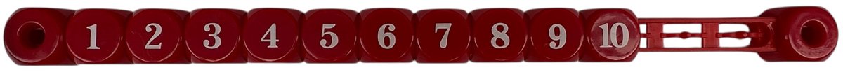 NORTH Scoreteller Rood Plastiek Voetbaltafel