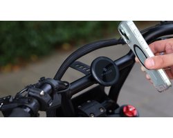 Magnetische Telefoon Houder Stuur | Handsfree Smartphone Gebruik - Compatibel voor elke hendel zoals: Fiets-stuur | Mobiliteits hulpmiddelen | Kinderwagen | Winkelwagen | Wandelwagen | Hometrainer | Sportschool | Hardloopband | Step| Thuis&Tuin