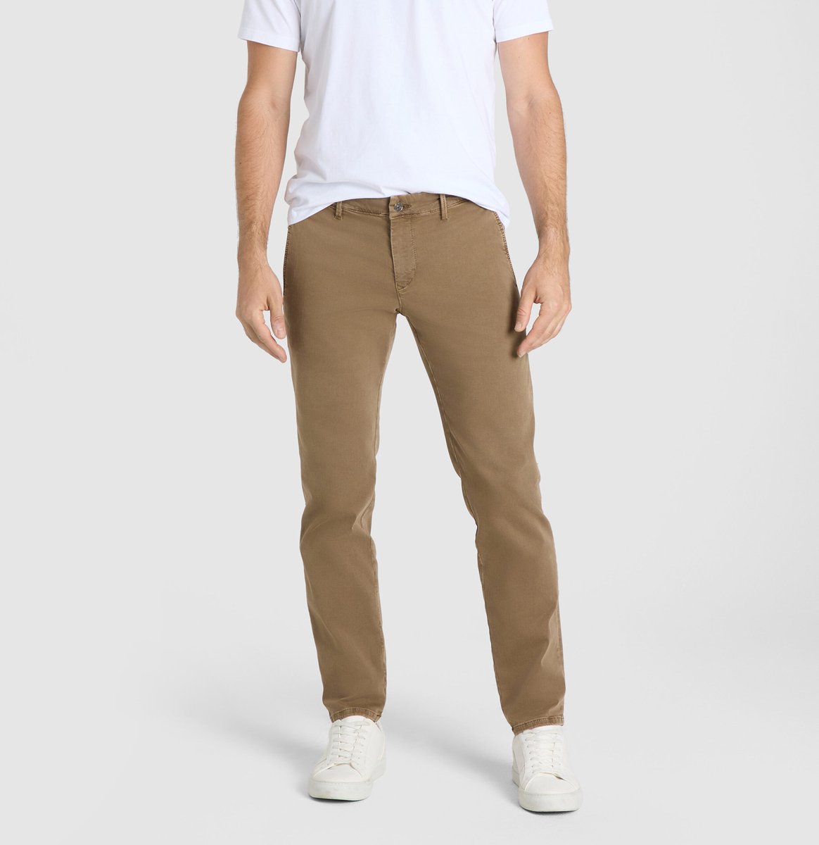 Mac Pantalon chino bruin
