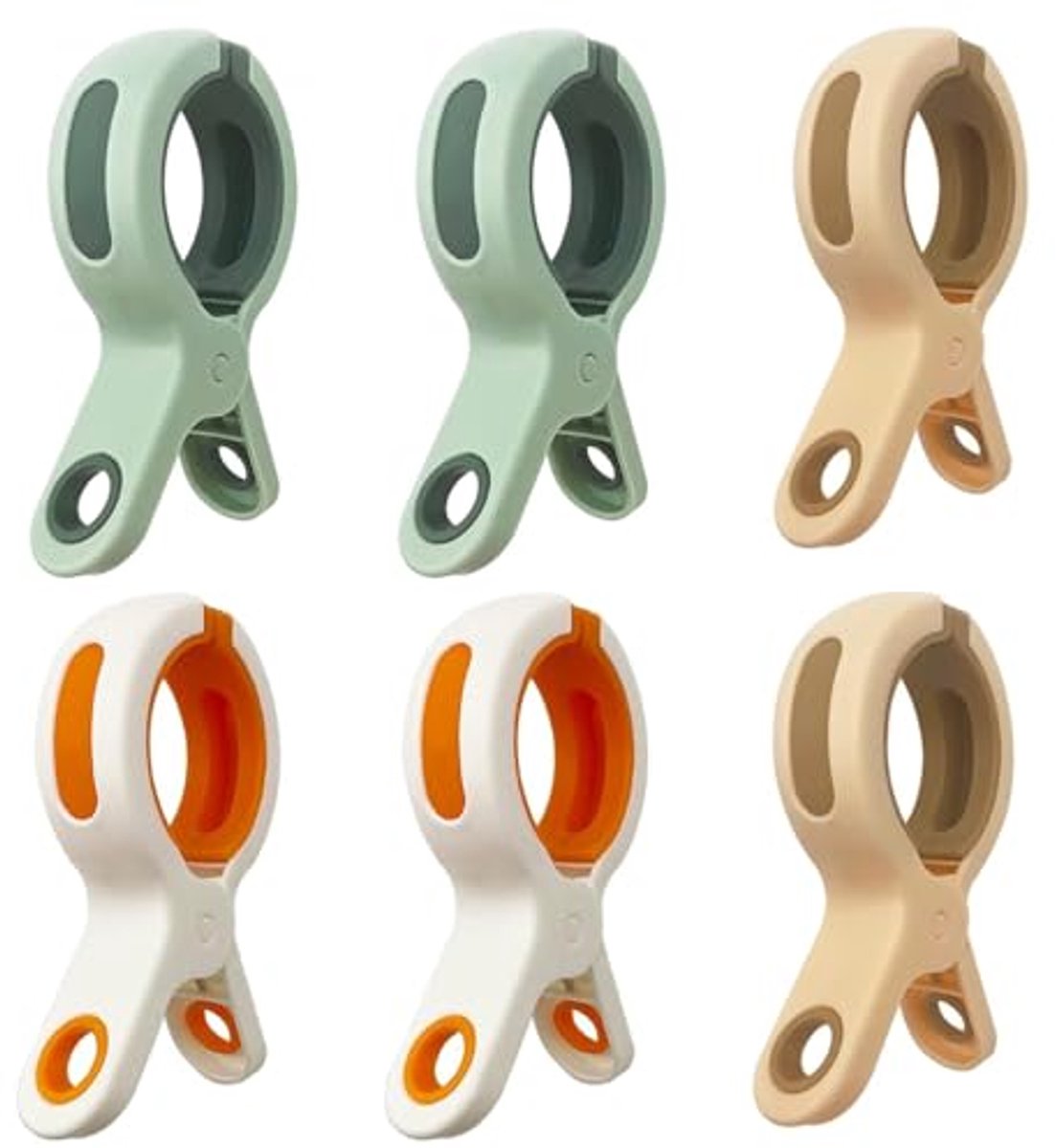 Set Grote Wasknijpers voor Handdoeken - Sterke Clips voor waslijn en Strand