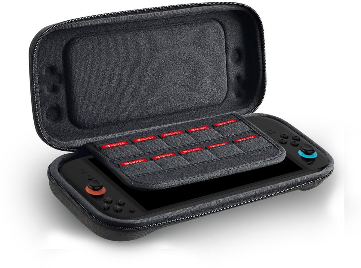 Geschikt voor Nintendo Switch 2 Beschermtas Hard Pouch - Zwart