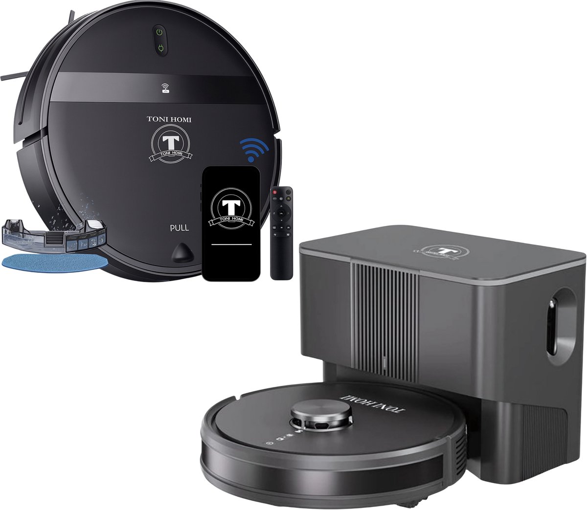 TONIHOMI Q8 + G20 Robotstofzuiger Combi Deal - Met