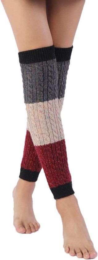 Gebreide wol warme leggings in de lange sectie van... – Vicedeal