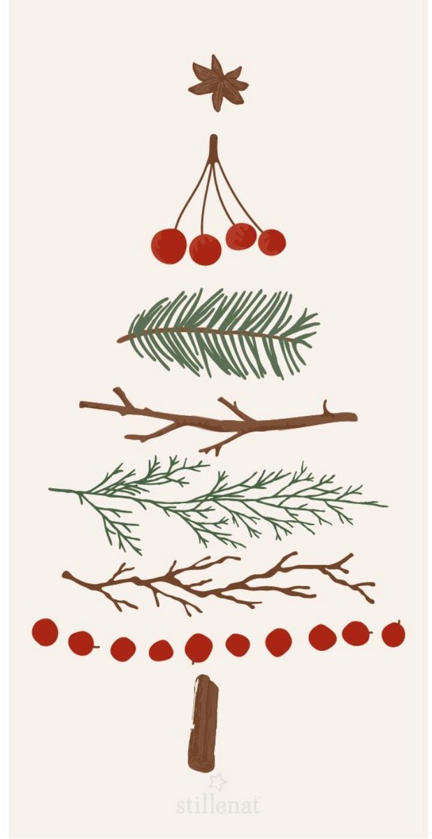 IB Laursen - 16 kerstservetten - 3-laags - 40x40cm