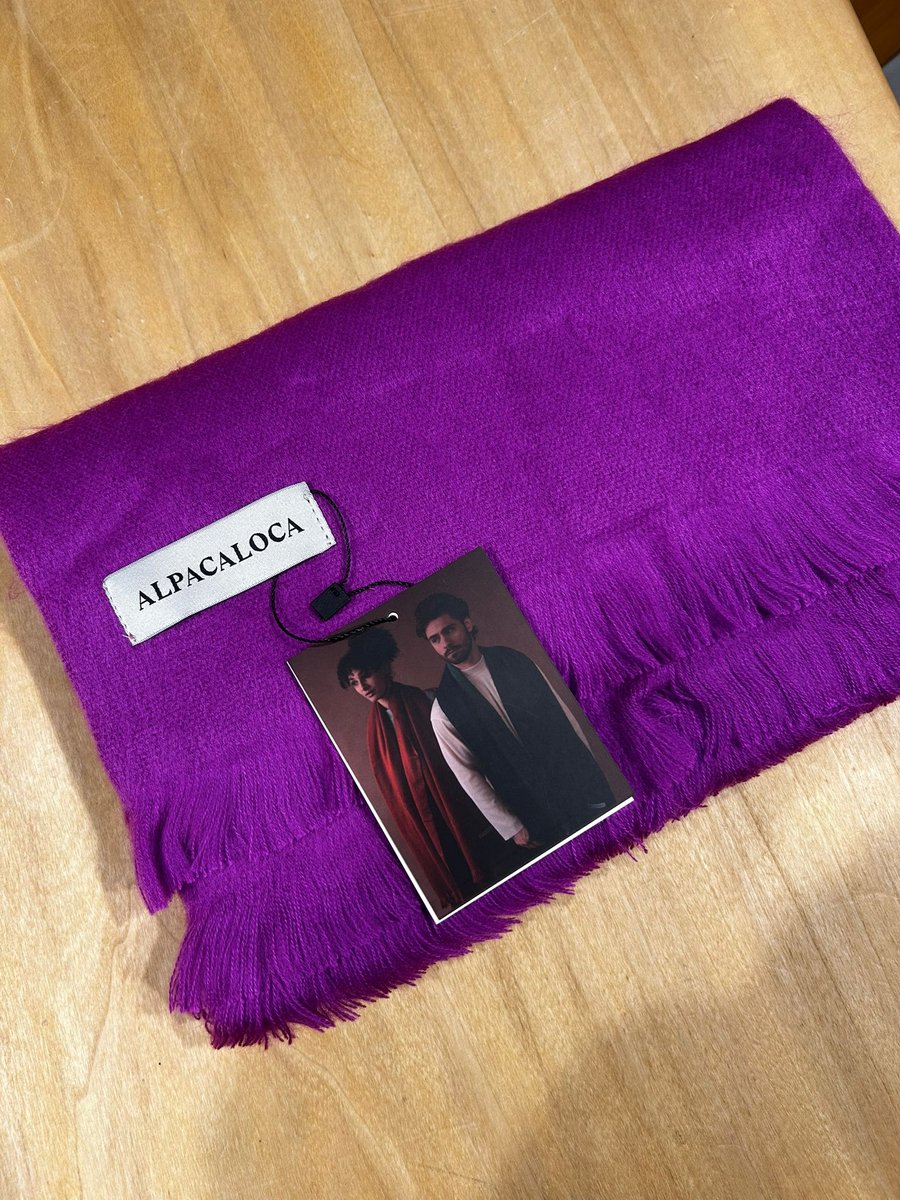 Alpaca Loca 701 Sjaals Dames - Fuchsia - Maat ONESIZE