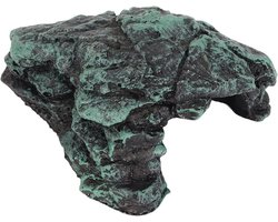 Reptile Rock Hide Cave - Realistisch - Stevige Schuilplaats voor Frog - Snake - Spider - Resin - Terrarium Decor