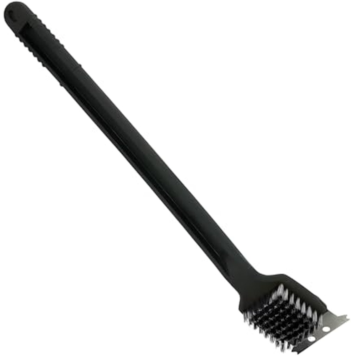 2-in-1 barbecuereinigingsborstel met spatelschraper - 44x6,5 cm