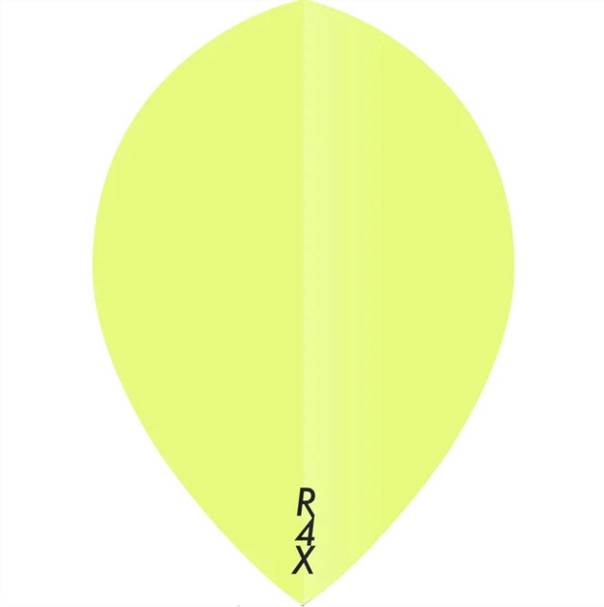 DLDarts - Pear Flights - 100 micron - 1 Set - Fluor Geel