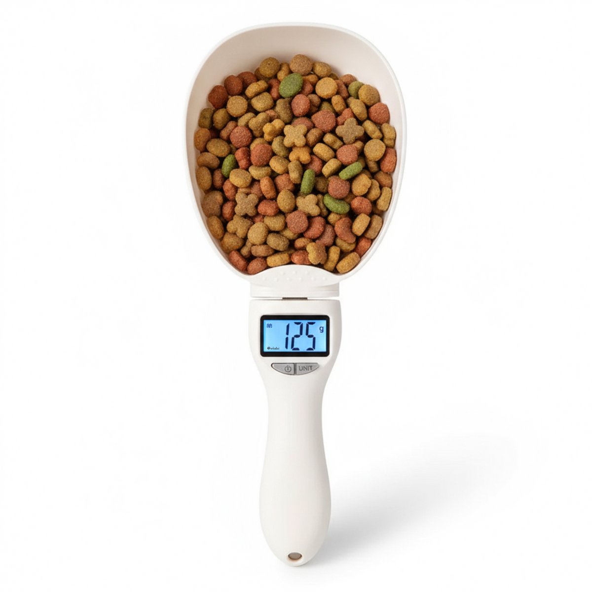 DierGeluk Maatlepel- Digitale weegschaal huisdieren - Voerweegschaal voor honden - Precisie dierenvoeding - Huisdier voer afmeten - Weegschaal kat hondenvoer - Nauwkeurig dierenvoeder - Dierenvoer weger digitaal - Voedingsweging huisdieren thumbnail 2