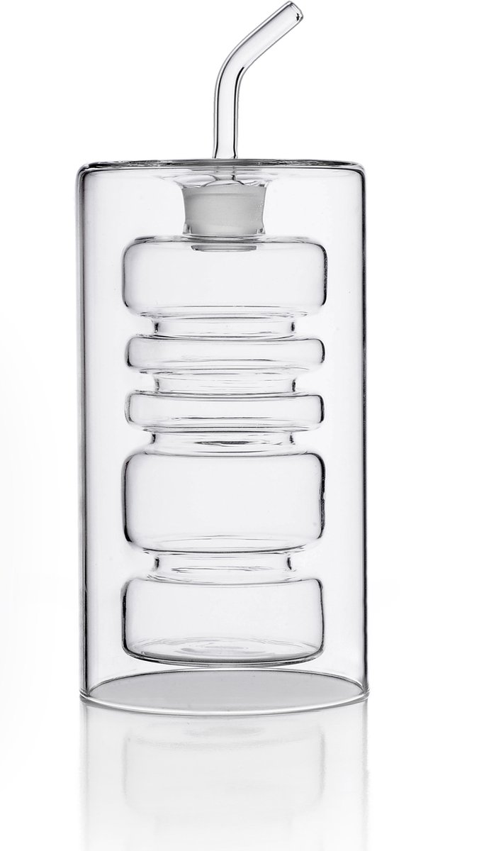 Ichendorf Milano Rings large 220ml - Olie- of azijnfles van handgeblazen glas
