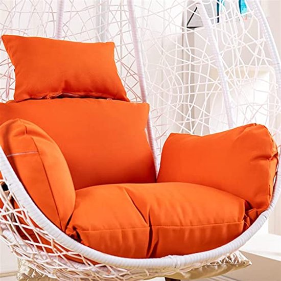 Coussin De Chaise Double Balançoire épais Pour Panier Suspendu, Chaise Suspendue En Forme D'œuf, Chaise En Rotin, Coussins De Chaise En Osier Pour Intérieur Et Extérieur, Patio, Jardin Uniqu