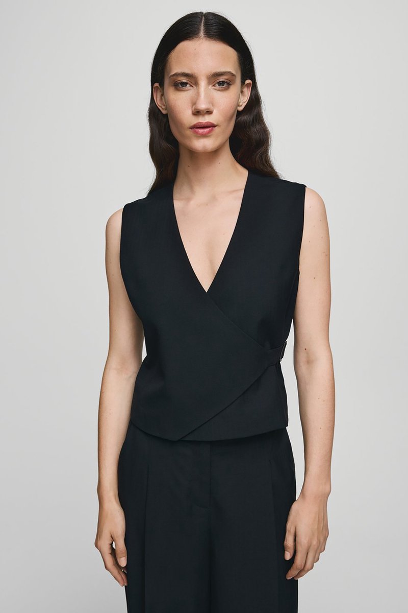 MSCH Copenhagen Mschmachella Waistcoat Blazers Dames - Zwart - Maat XL