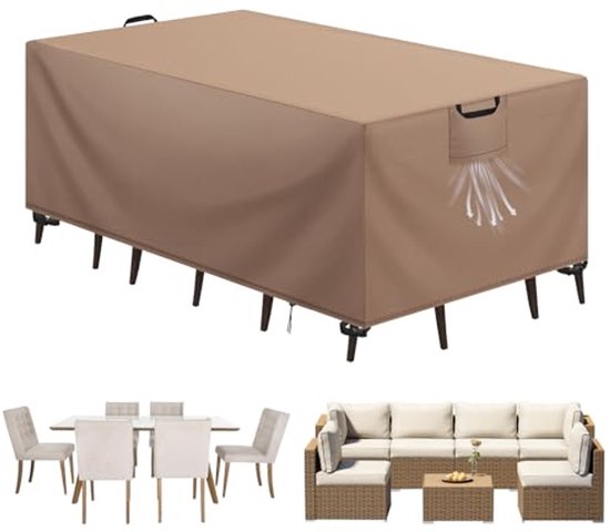 Beschermhoes Voor Tuintafel 251 x 121 x 100 cm