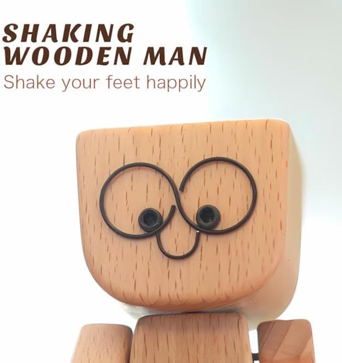 Tbintul Wiebelende houten man, schuddende houten manfiguur