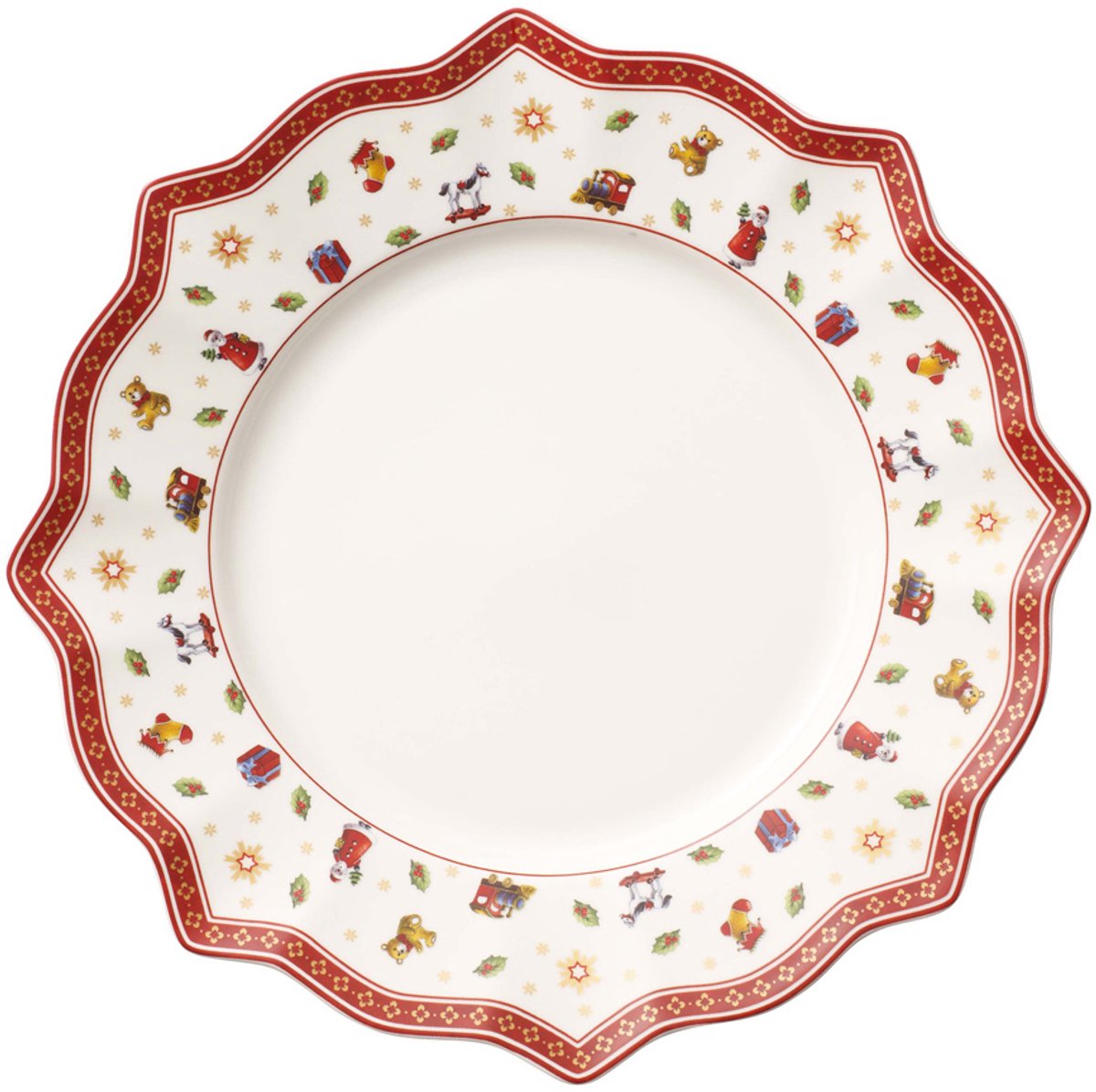 Villeroy & Boch Toy's Delight Dinerbord - 29 cm - Wit - Kerst