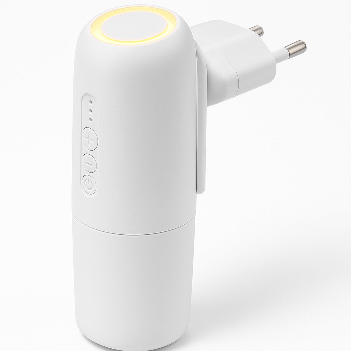 Ambiance Diffuser D1 – Plug-in Geurmachine Wit – 100ml – Dekking tot 90m³ – Stil <35dB – Bluetooth & Touch Control – Wit/Zwart
