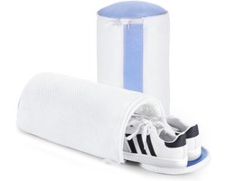 EXCITAT 2-pack - Schoenpoetszak - Wasmachine - Allround Reiniging - Waszak - Schoenen met verborgen rits - Sneakerreinigingsnet - Wasmachine- en drogerbestendig