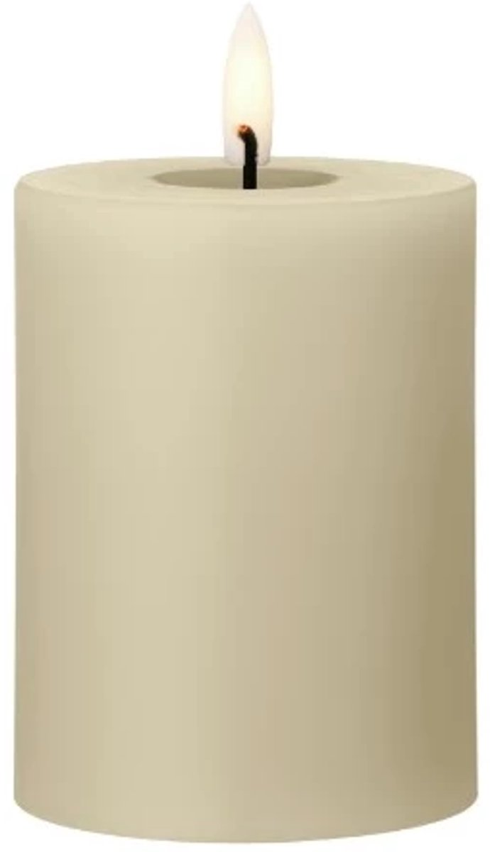 Ester & Erik Led Pillar kaars H10cm pale ginger beige