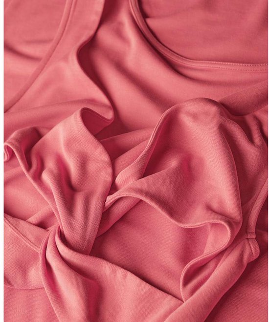 Superdry - Jersey midi-jurk met gedraaide achterkant - Dames - Jurken