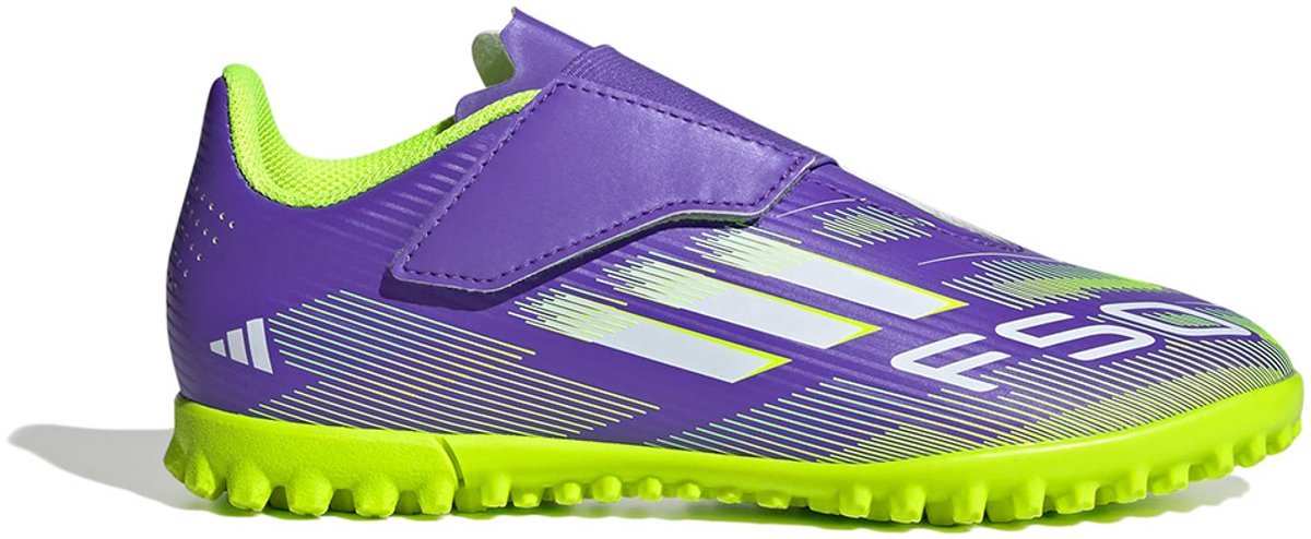 Adidas F50 Club Hook-and-loop Tf Voetbalschoenen Paars EU 38