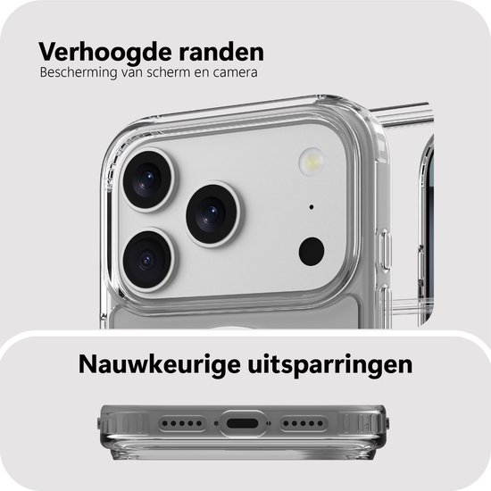 Coque Cazy pour iPhone 17 Pro - Compatible MagSafe - Coque arrière de qualité militaire - Transparente