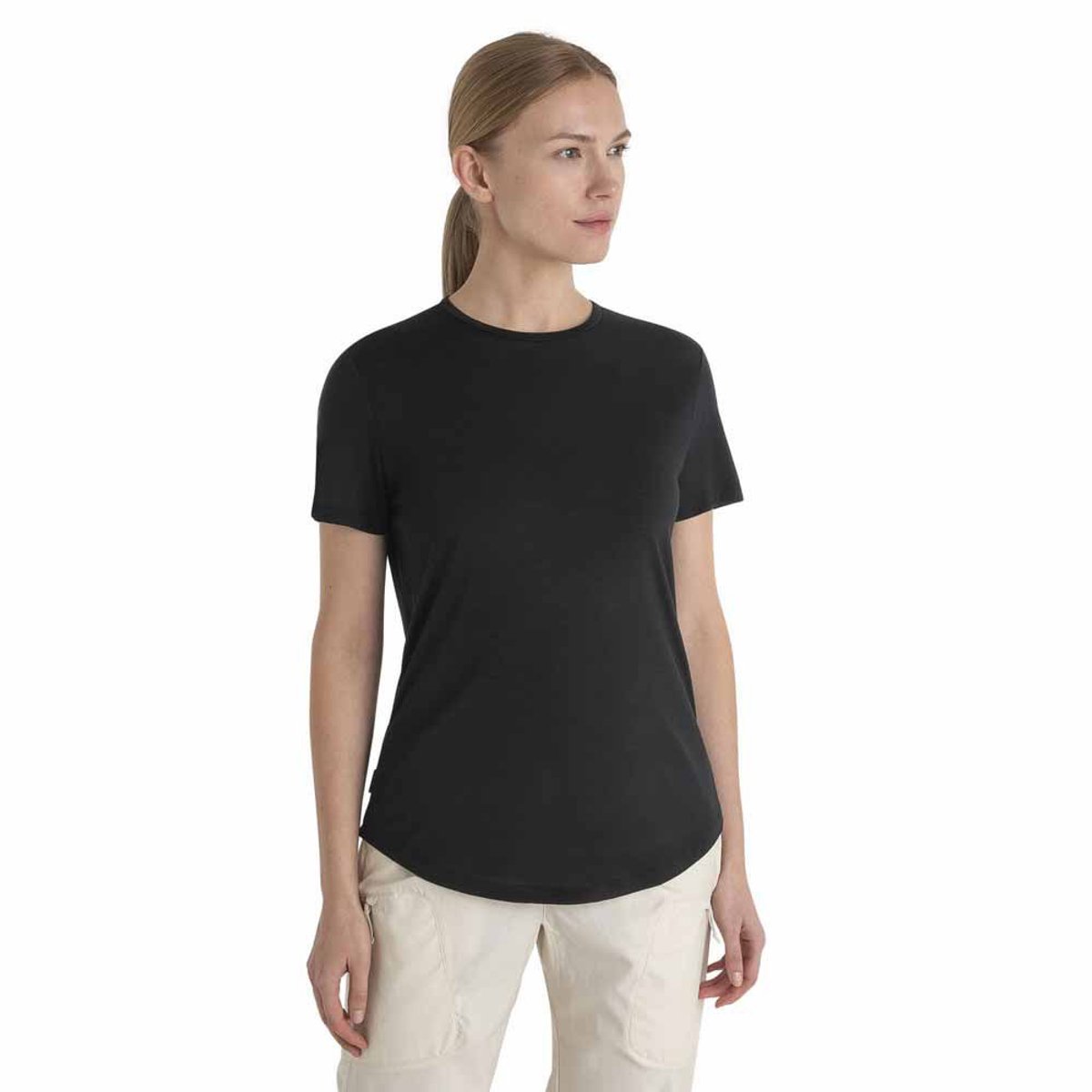 Icebreaker Merino 125 Cool-lite Sphere Iii T-shirt Met Korte Mouwen Vrouw Zwart