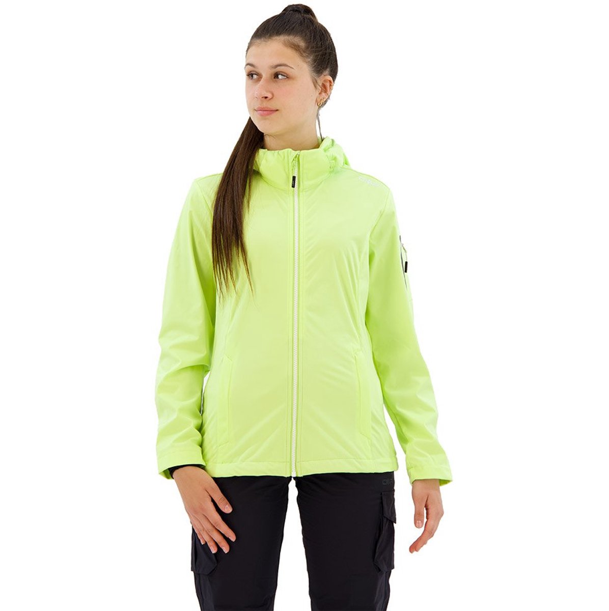 Cmp Light 39a5016 Softshelljack Groen 2XS Vrouw