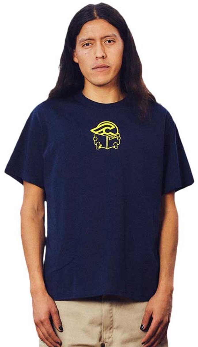 Cinelli Cultura T-shirt Met Korte Mouwen Blauw