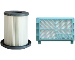 Filterelement tweedelige set - HEPA Filter - 1x voorfilter + 1 nafilter - geschikt voor Philips Performer Expert EasyClean FC8732、FC8733、FC8734、FC8736、FC8738、FC8740、FC8748