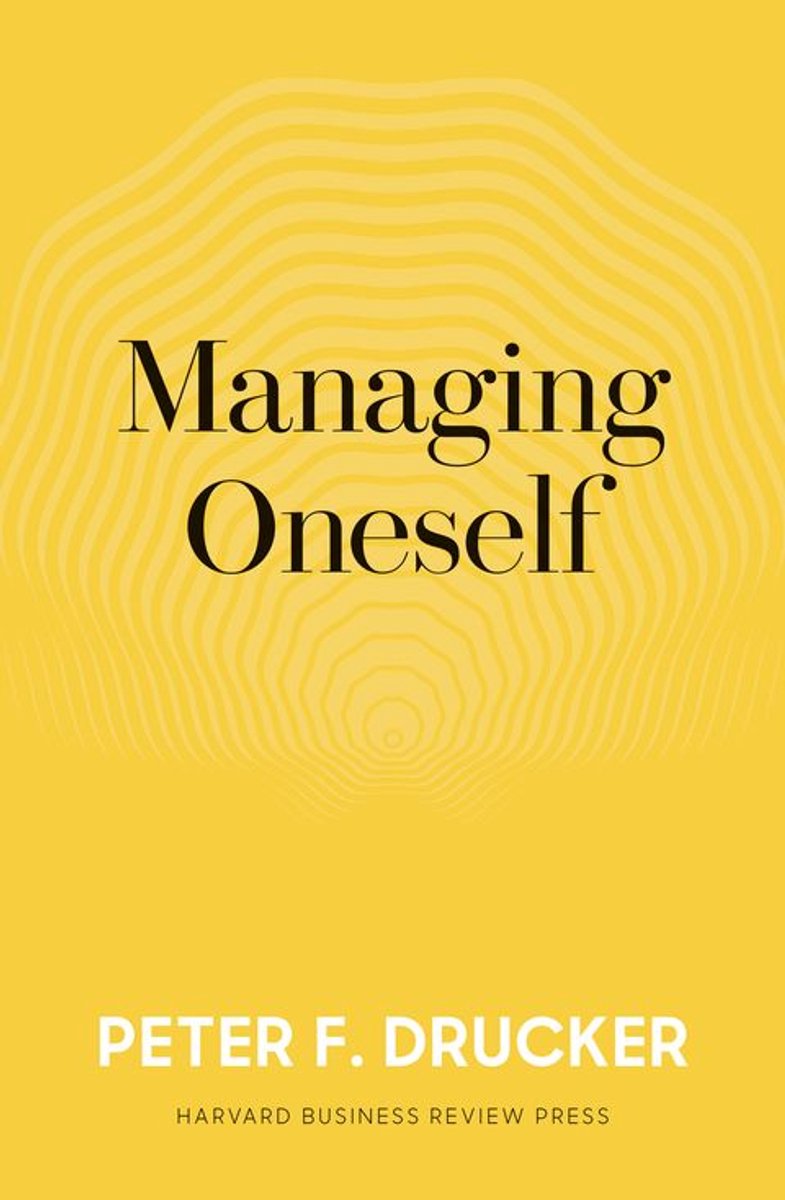 Omslag van Managing Oneself