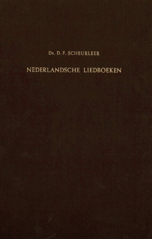 ISBN Nederlandsche Liedboeken, Couverture rigide