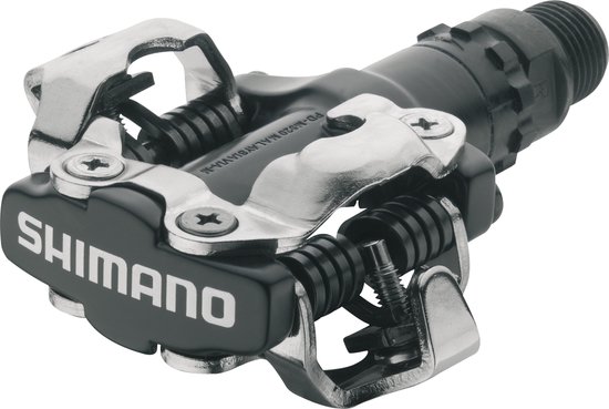 Pedaalset Shimano SPD M520 met schoenplaatjes SM-SH51 - zwart van Merkloos — afbeelding 4