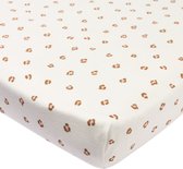 Meyco Baby Mini Panther Hoeslaken Boxmatras - Soft Pink - 75x95cm