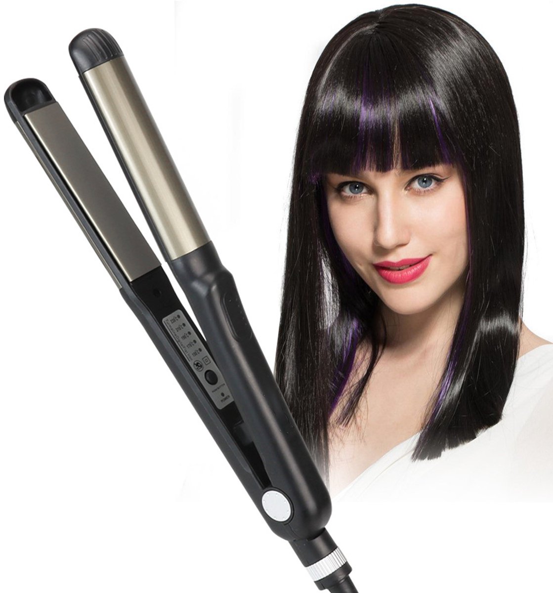 Nexamarket Crrynuo 2-In-1 Hairstyler met Titanium Verwarme Plaat - NEXAMARKET S.R.L. - €28,80