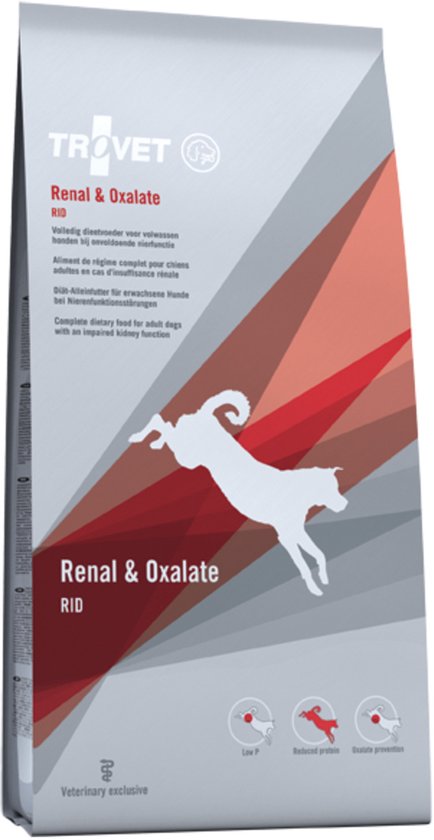 Trovet Renal & Oxalate Rid Hond 3 Voeding