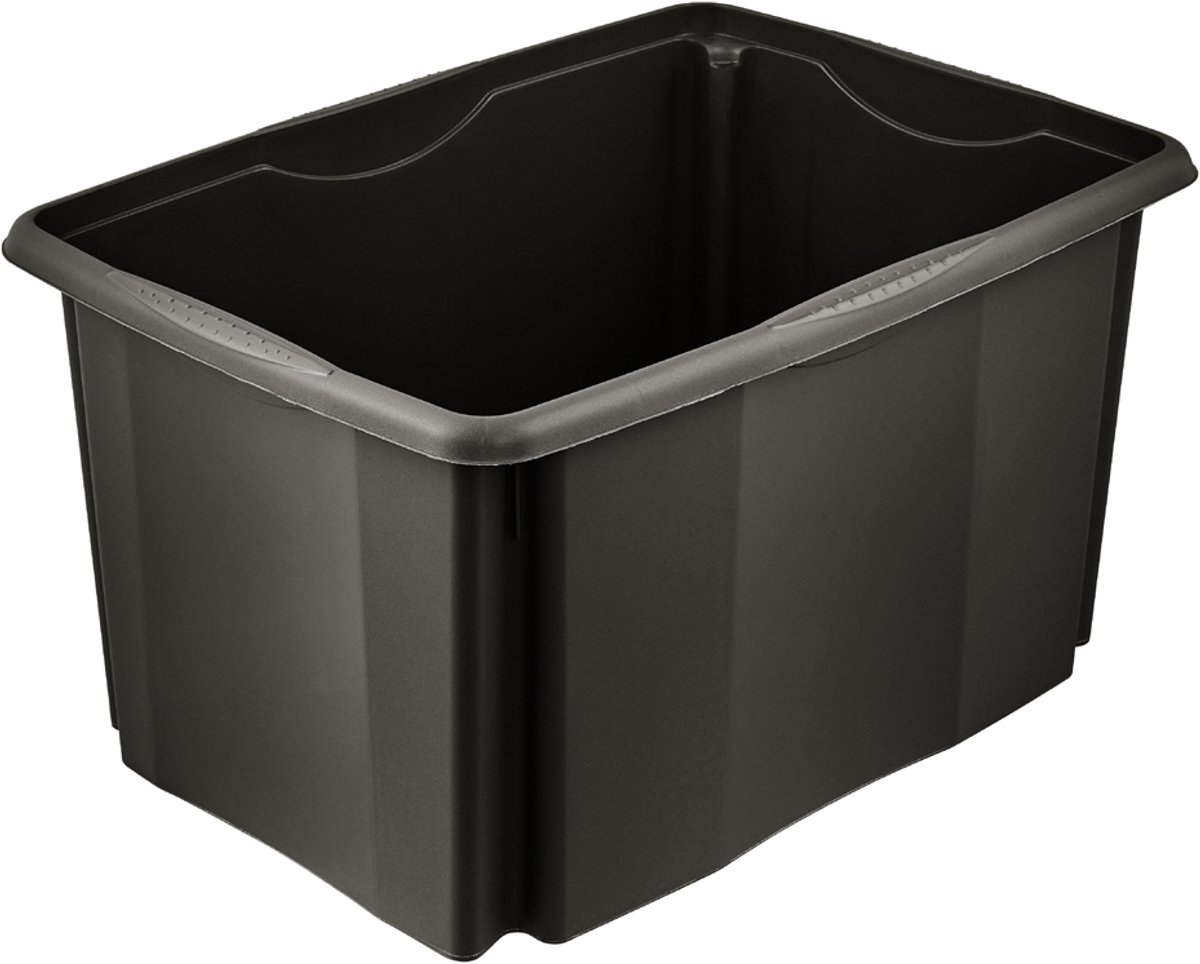 Opbergdoos 'emil eco', 45 liter, eco-grafietkleur