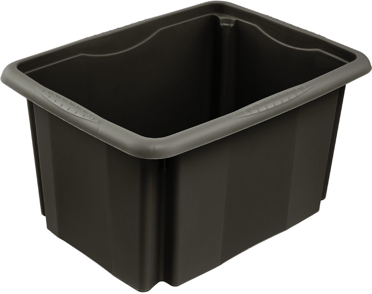Keeeper Bewaarbox 'emil eco', 15 liter, grafietkleur