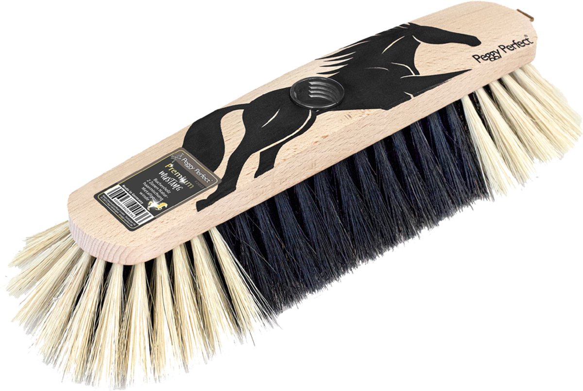 Peggy Perfect bezem 'Wild Mustang', hout, breedte: 330 mm